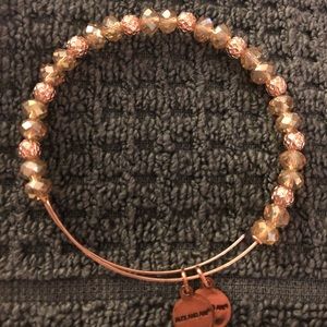 Alex and Ani rose gold bracelet